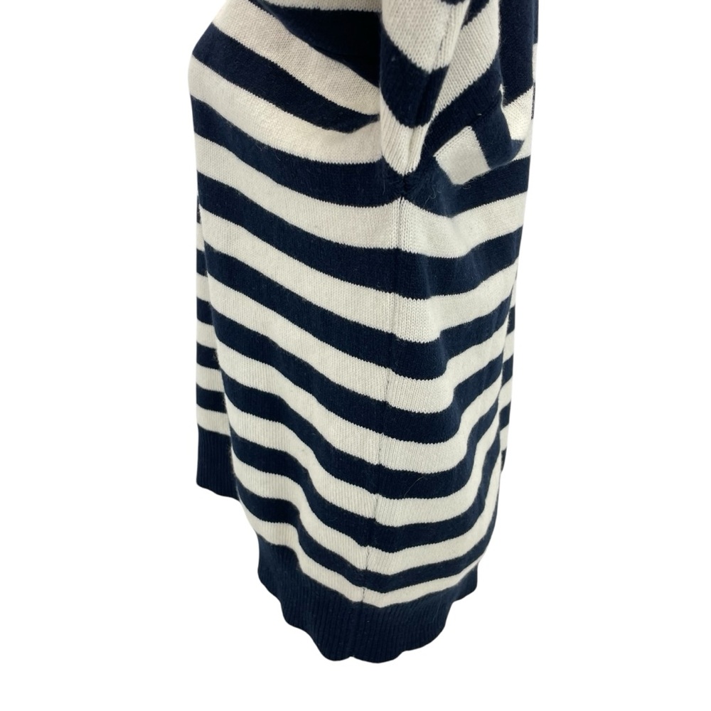 Saint Laurent Cashmere Crew Sweater XL Navy/White - Picture 9 of 16